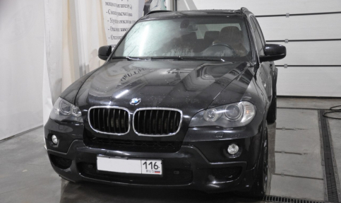Чип тюнинг, отключение и удаление сажевого фильтра и вихревых заслонок на BMW X5 3.0d 235hp 2009 года выпуска